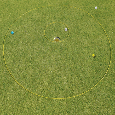 eGolfRing Chip & Putt Package (18" and 6') - White or Yellow